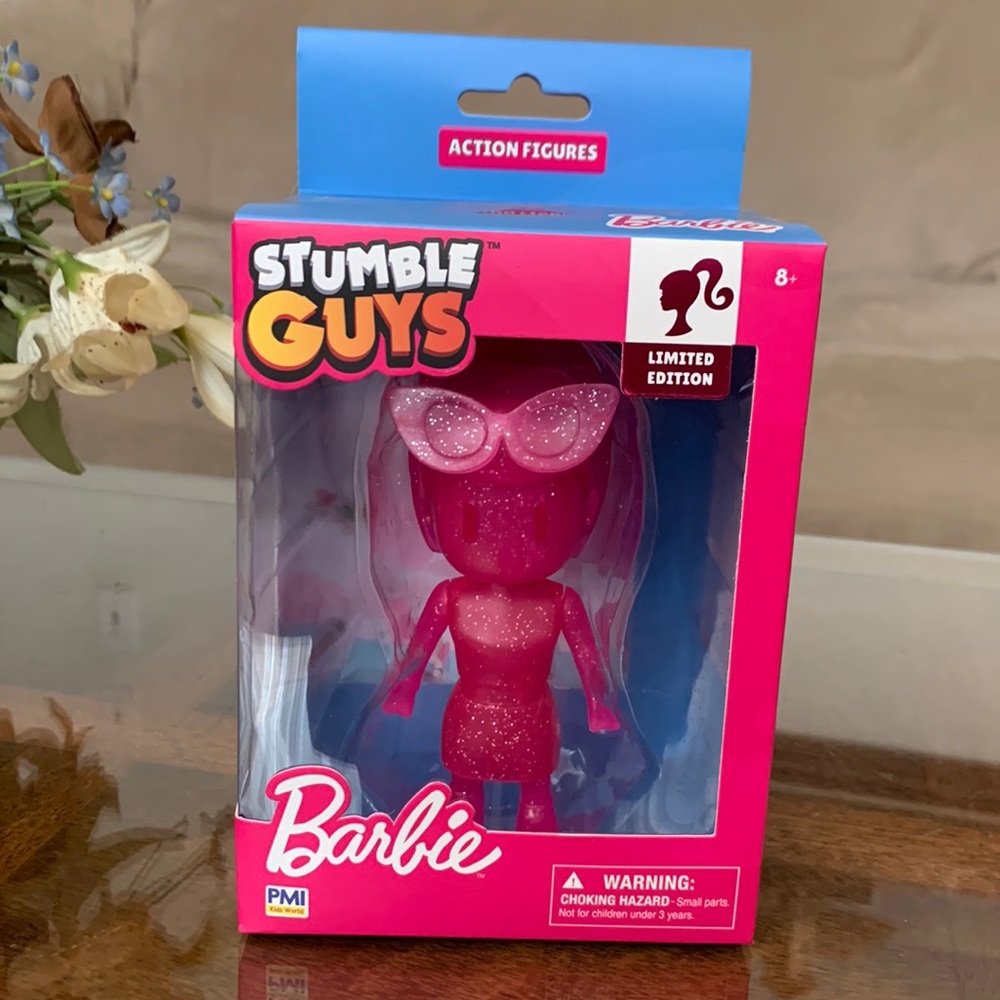 Stumble Guys Sparkle Barbie Mythic Limited Edition Action Figure Doll New Mattel